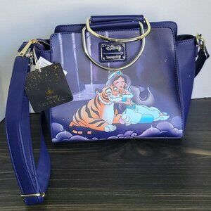 NEW Loungefly Disney Aladdin Princess Jasmine Castle Crossbody Bag